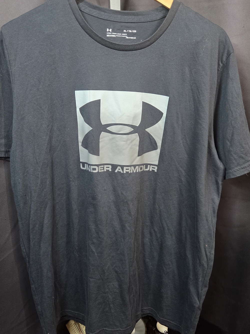 Under Armour Men’s Black Short Sleeve Logo Tee Xl